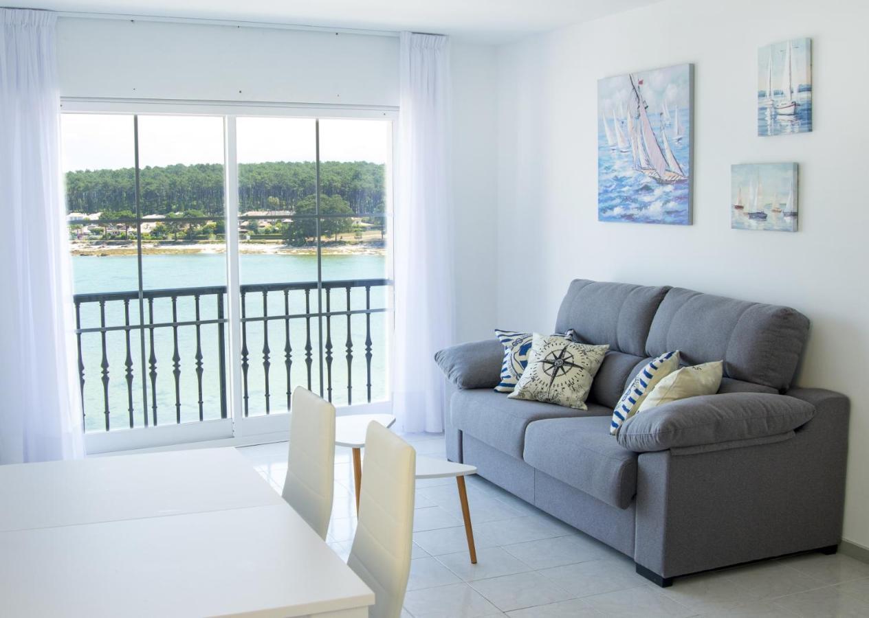Apartamento O Grove Centro con vistas a La Toja Exterior foto