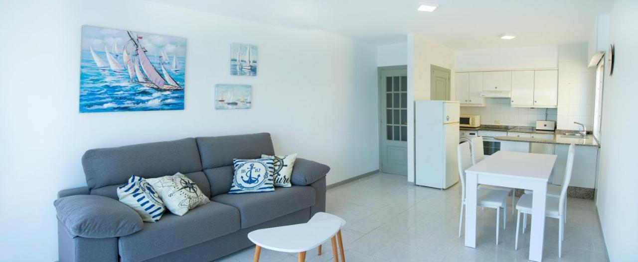 Apartamento O Grove Centro con vistas a La Toja Exterior foto